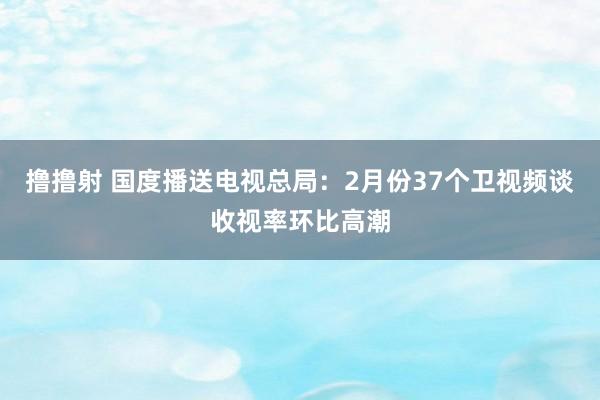 撸撸射 国度播送电视总局：2月份37个卫视频谈收视率环比高潮