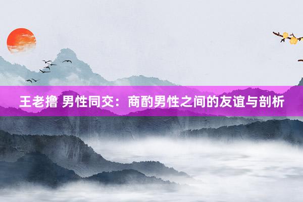 王老撸 男性同交：商酌男性之间的友谊与剖析