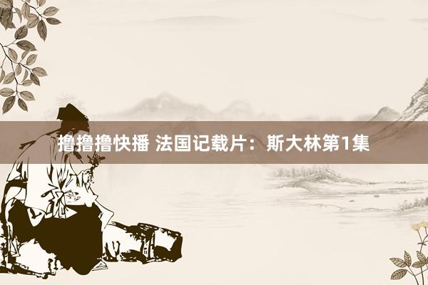 撸撸撸快播 法国记载片：斯大林第1集