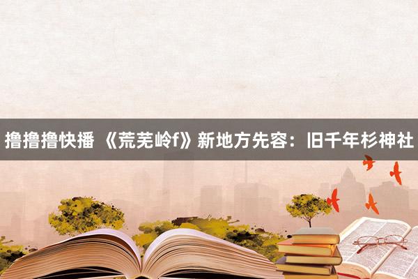 撸撸撸快播 《荒芜岭f》新地方先容：旧千年杉神社