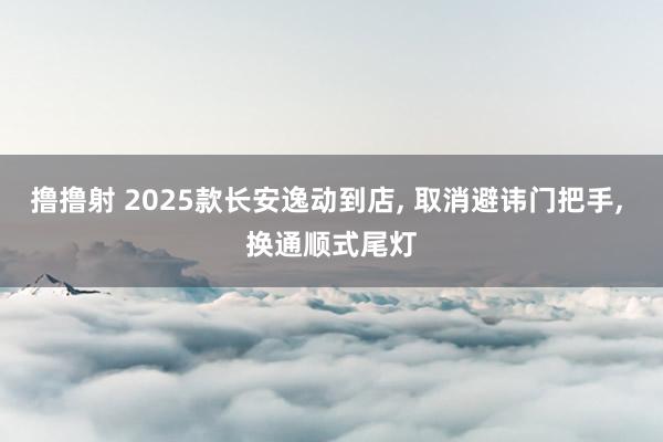 撸撸射 2025款长安逸动到店， 取消避讳门把手， 换通顺式尾灯