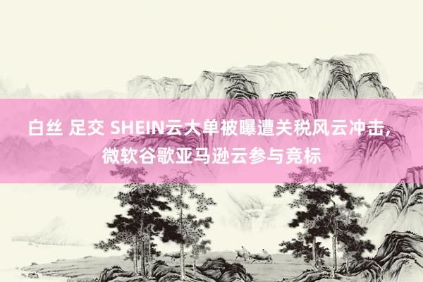 白丝 足交 SHEIN云大单被曝遭关税风云冲击， 微软谷歌亚马逊云参与竞标