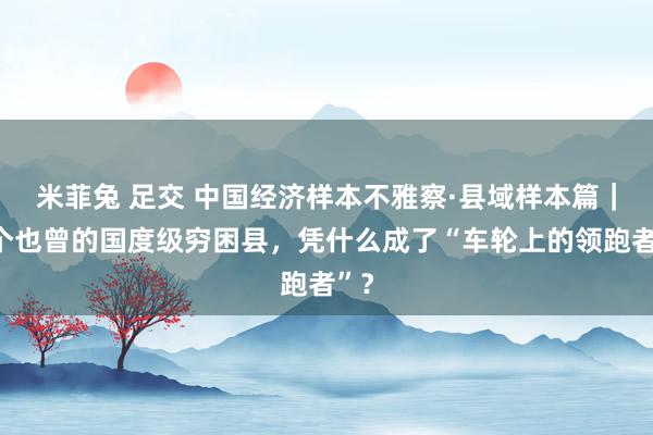 米菲兔 足交 中国经济样本不雅察·县域样本篇｜这个也曾的国度级穷困县，凭什么成了“车轮上的领跑者”？